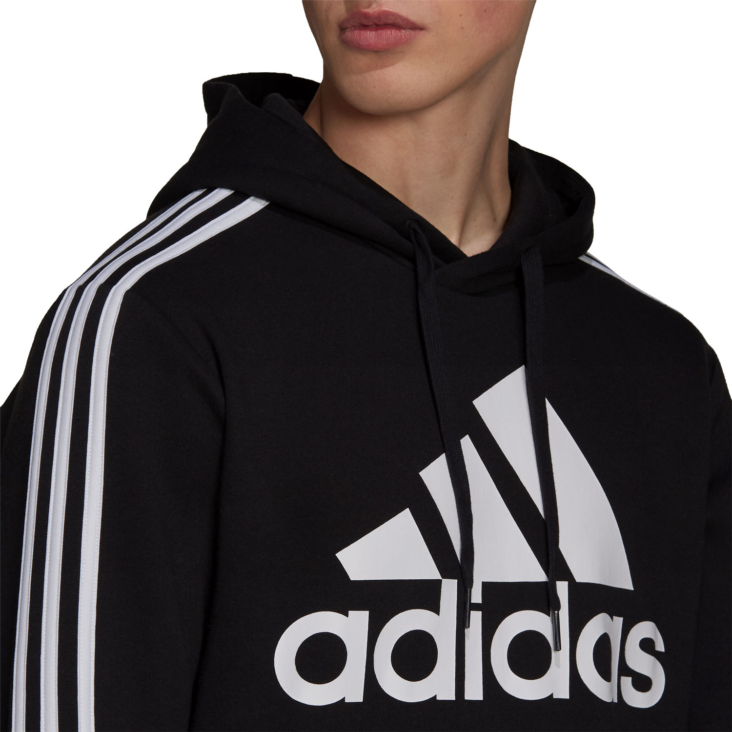 adidas Essentials Fleece 3-Streifen Logo Herren Hoodie