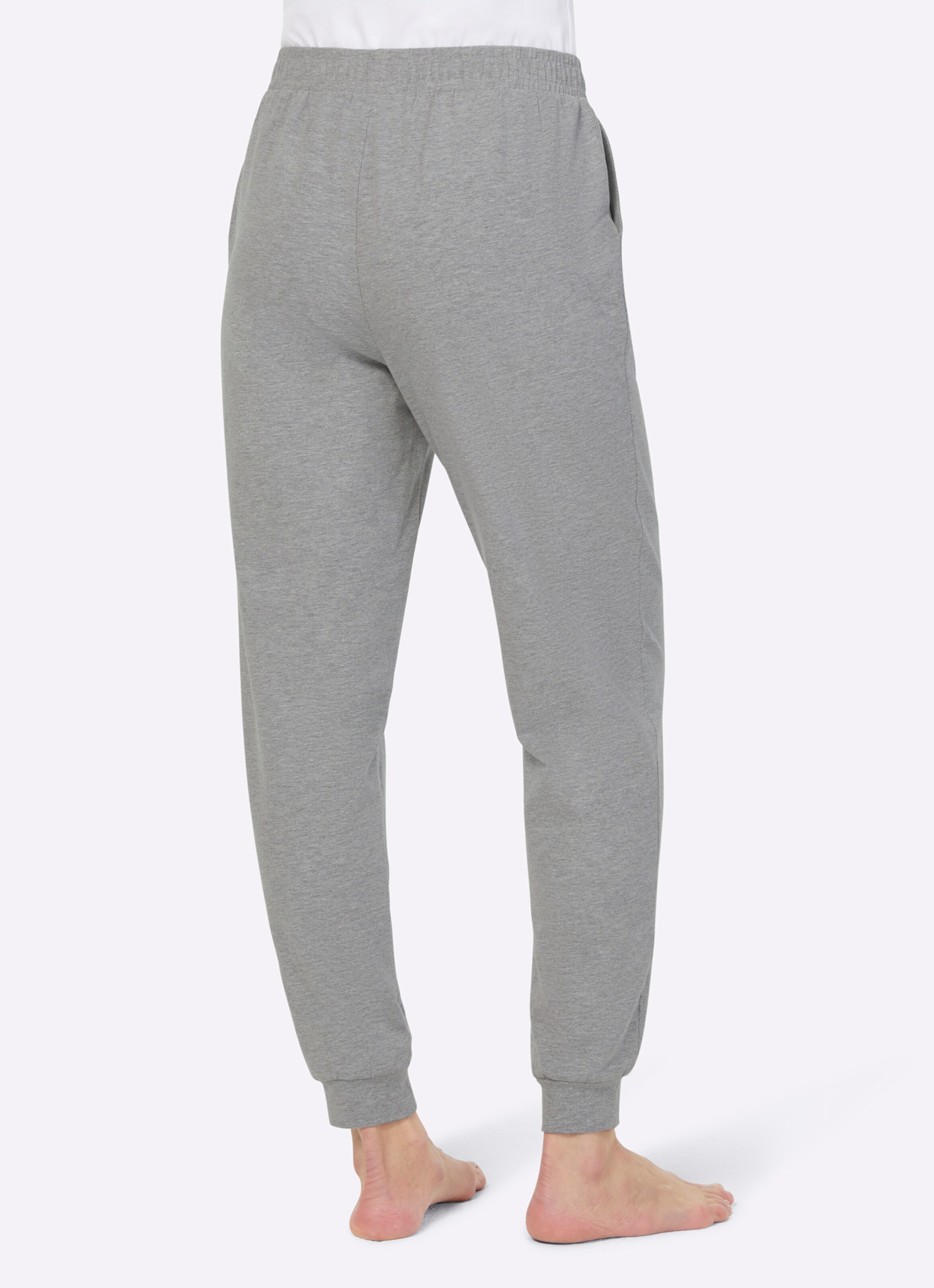 feel good Hosen in schwarz + grau-meliert