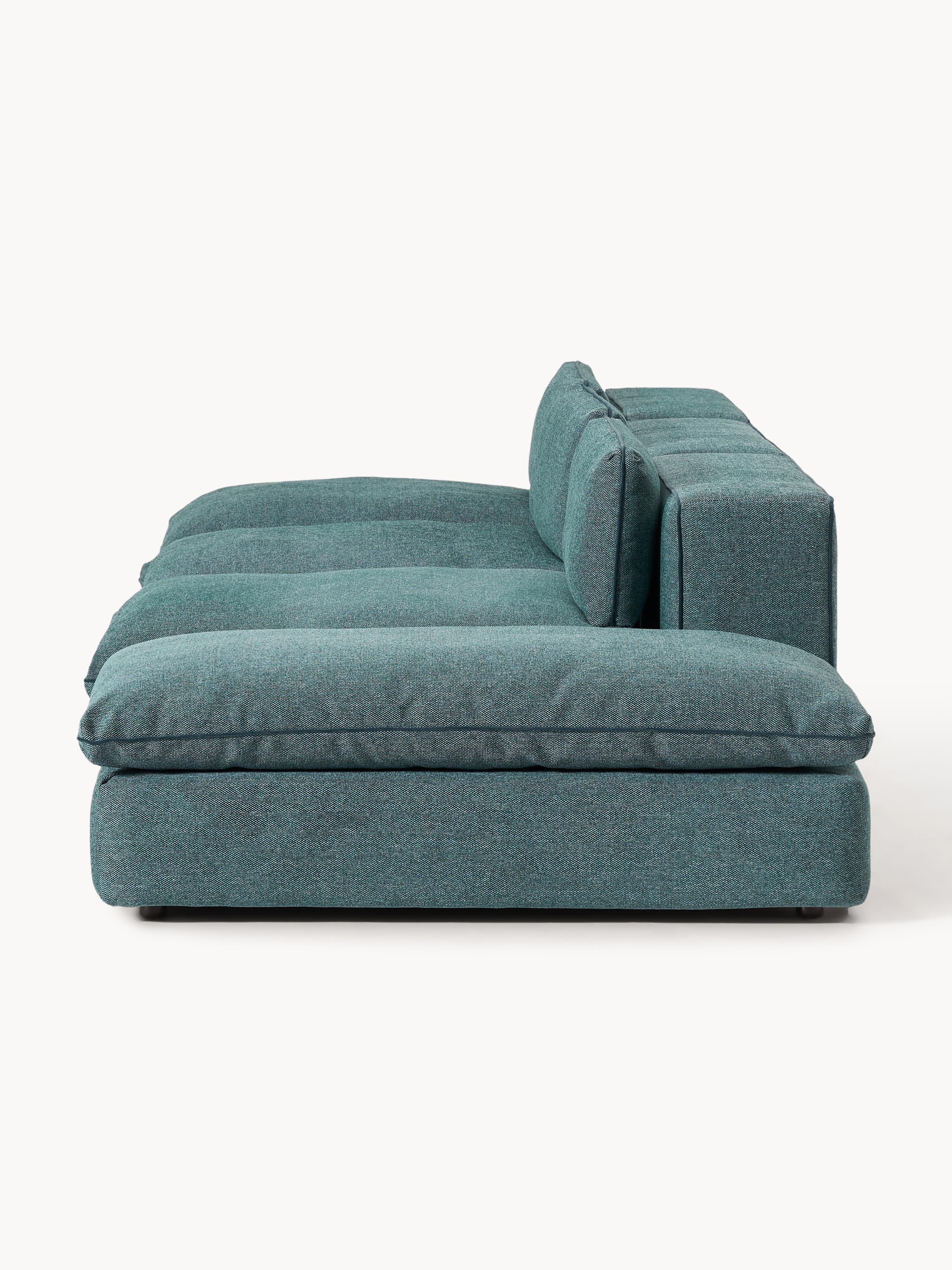 Modulaire XL-bank Felix (3-zits) met poef