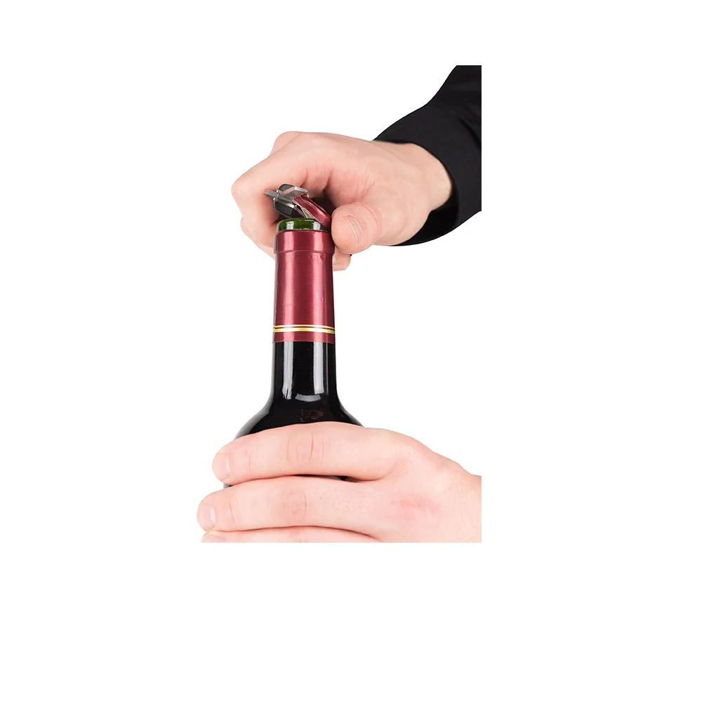 Tire-bouchon sommelier avec coupe-capsule et décapsuleur Clavelin Peug