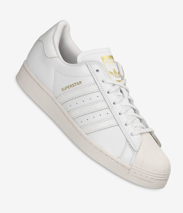 adidas Skateboarding Superstar ADV Schuh (white white gold)