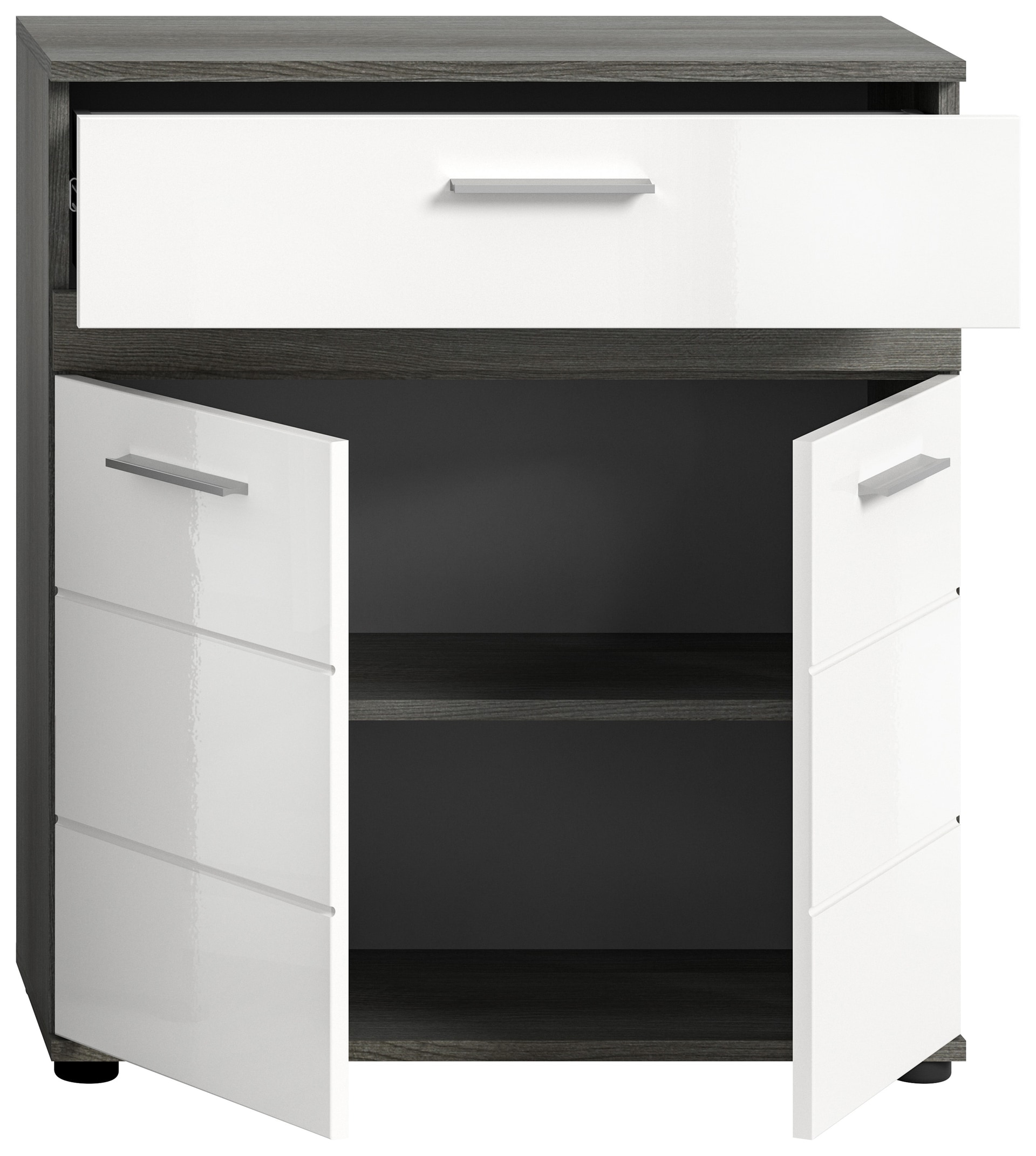 Midischrank Blake weiß/grau B/H/T 71x79x31 cm