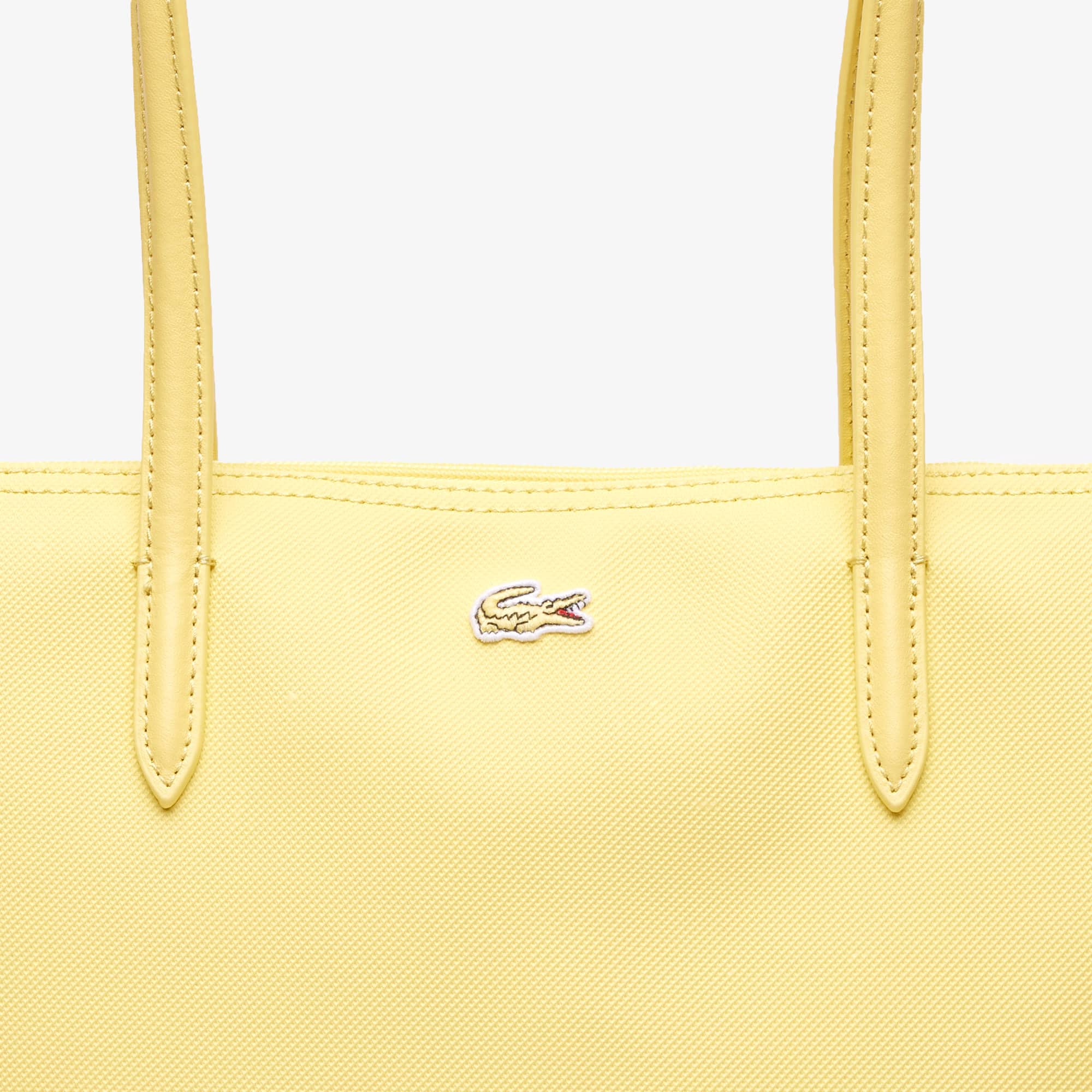 Sac cabas zippé L.12.12 Concept uni Sacs à main & Cabas - Jaune - Lacoste - Femme
