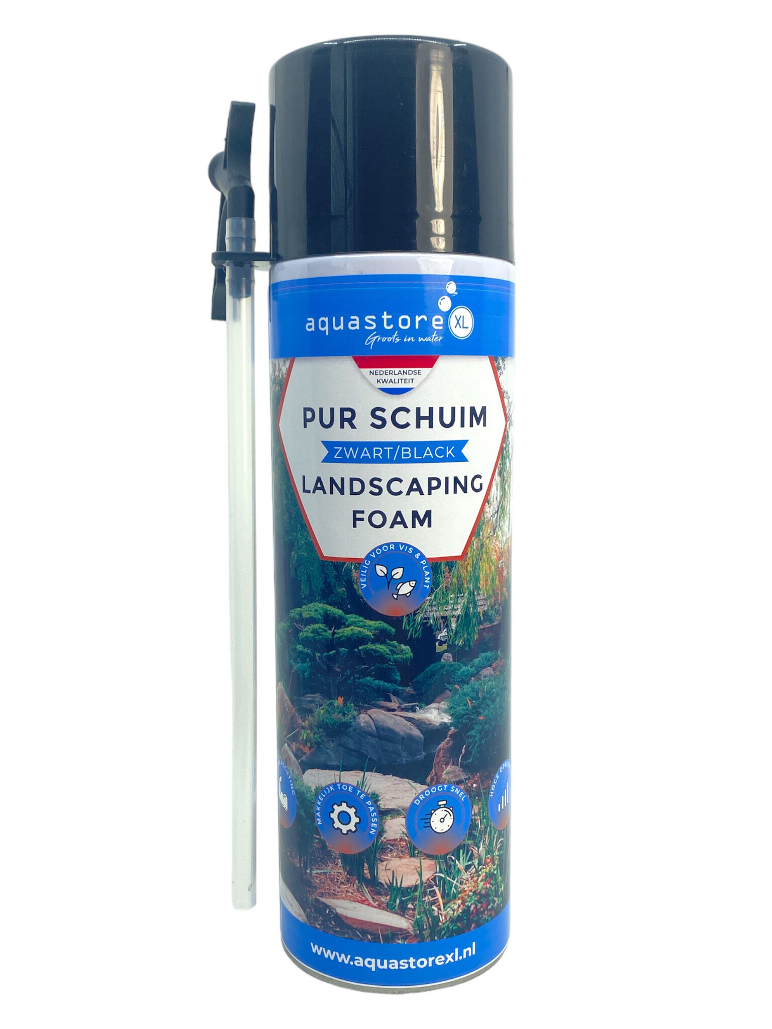 AquastoreXL Zwarte Pur 500 ml | Aquarium, vijver, tuin etc.
