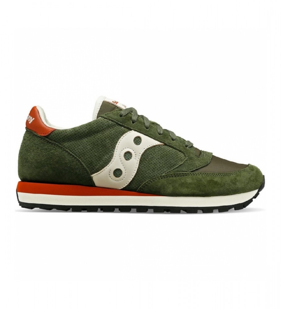 Tênis Saucony Jazz Original de couro, verde