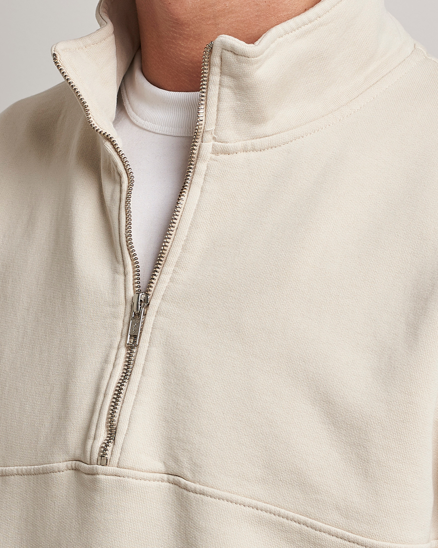 Colorful Standard Classic Organic Half-Zip Ivory White