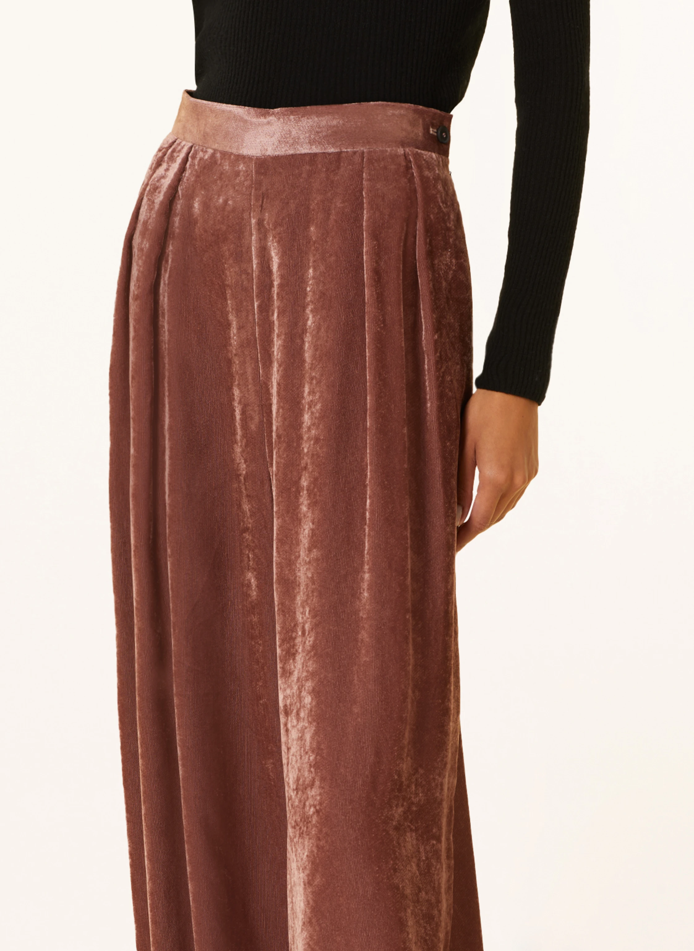 FABIANA FILIPPI Marlenehose aus Samt