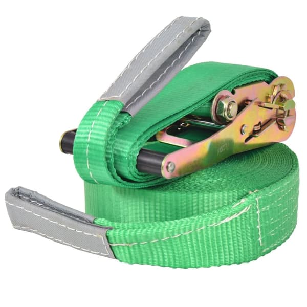 vidaXL Slakkline 15 mx 50 mm 150 kg grønn