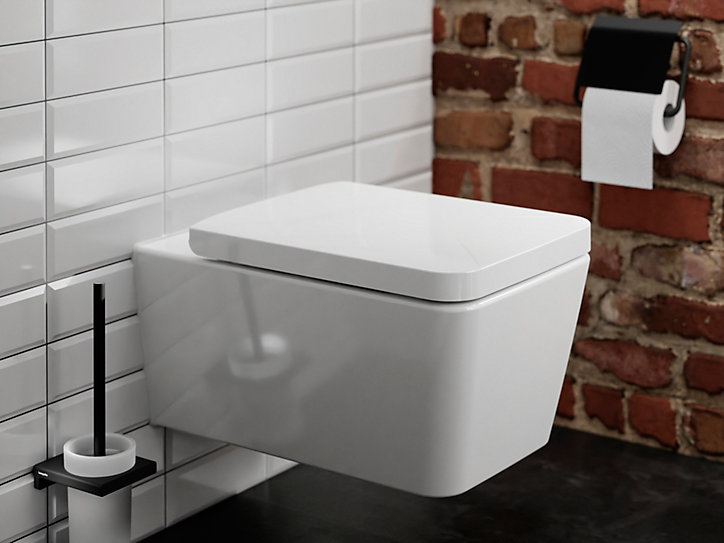 Porte rouleau papier toilette mural noir mat Addstoris Hansgrohe
