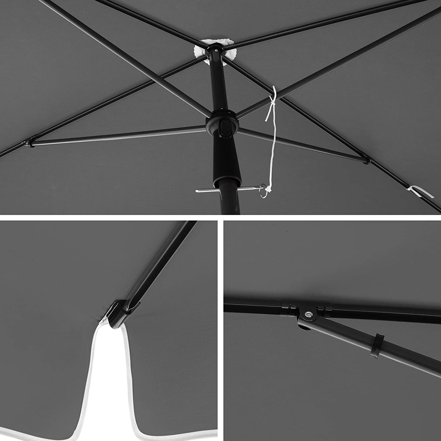 ACAZA Stokparasol Grijs