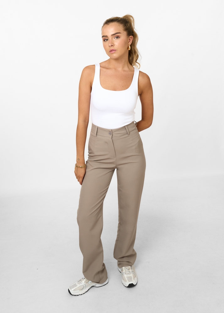 Romy pantalon taupe