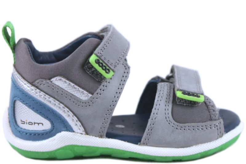 ECCO BIOM MINI MØRKEGRÅ SANDAL