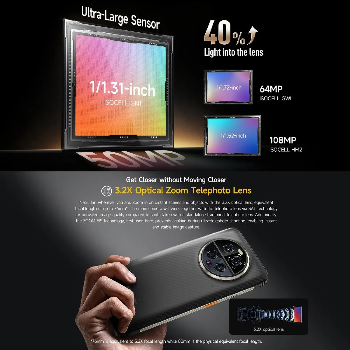 Yonis Ultra Résistant 5G - Noir