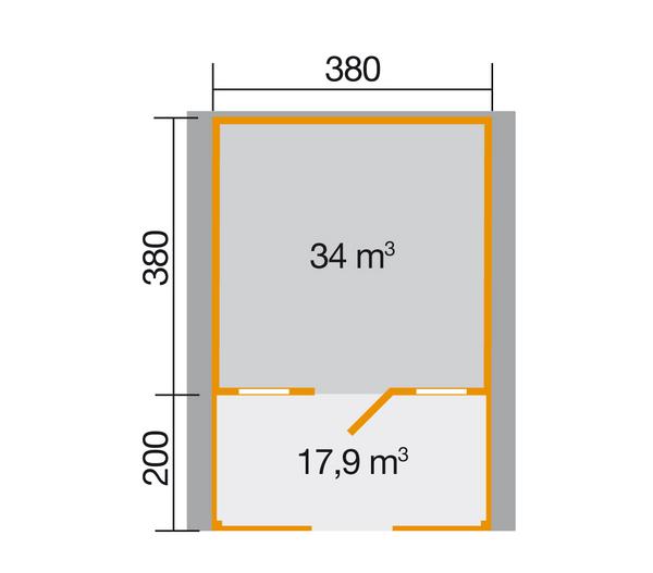 Weka Gartenhaus 135 B