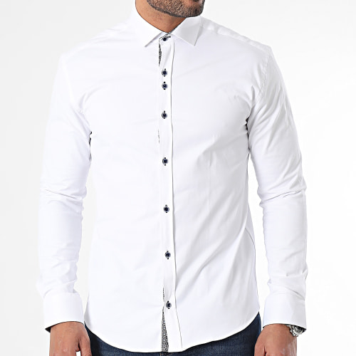 Chemise Manches Longues Blanc