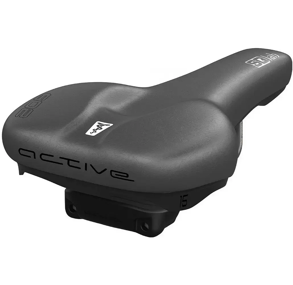 SQlab 602 M-D Active 2.1 Trekking Fietszadel Zwart