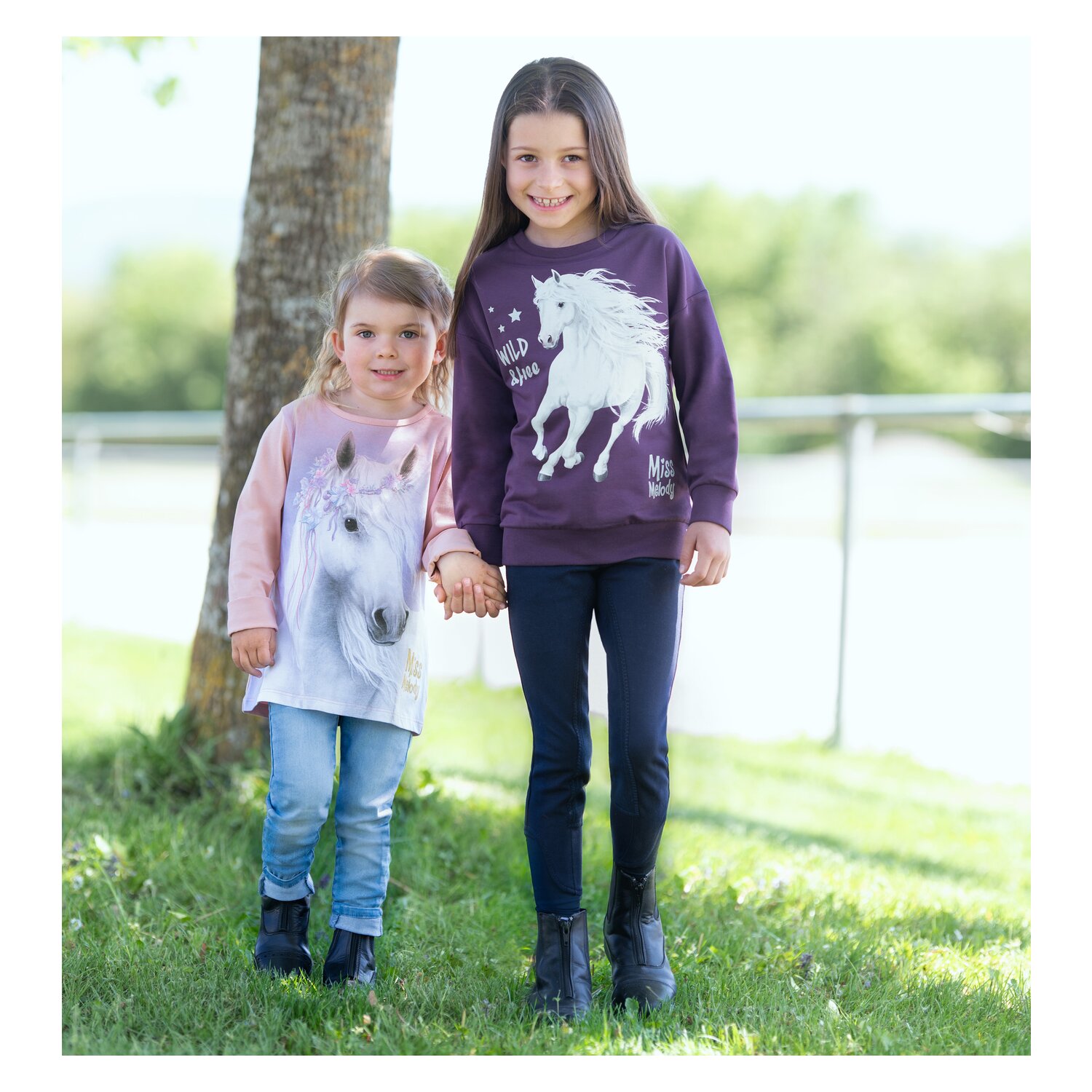 Miss Melody Langarmshirt  - rosé