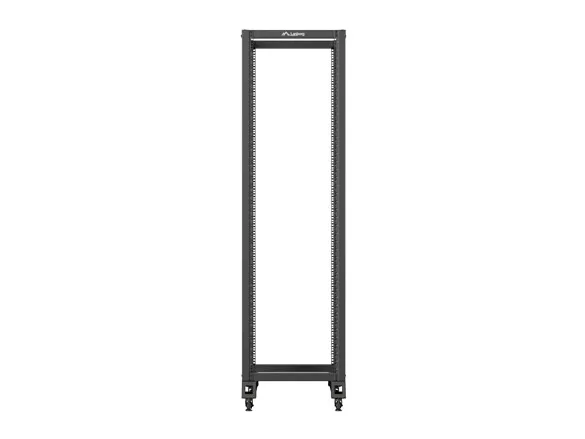 Lanberg - Rack åben ramme - 600 x 1000 mm - fritstående, gulvstående - sort, RAL 9004 - 42U - 19