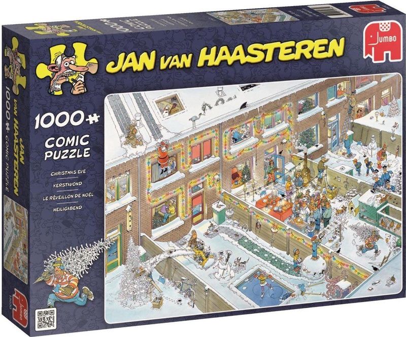 Jan van Haasteren - Kerstbomenmarkt - Legpuzzel - 1000 Stukken