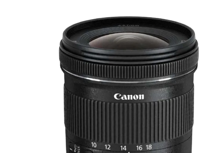Canon EF-S - Vidvinkel zoom objektiv - 10 mm - 18 mm - f/4.5-5.6 IS STM - Canon EF/EF-S - for EOS 100, 1200, 650, 70, 700, Kiss X6i, Kiss X7, Kiss X70, Kiss X7i, Rebel SL1, Rebel T5i