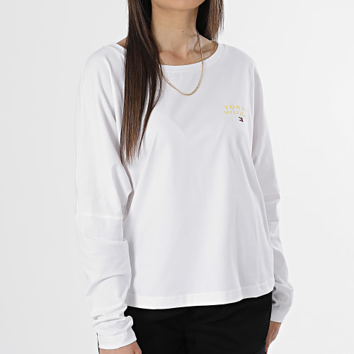 Tee Shirt Manches Longues Femme 4153 Blanc