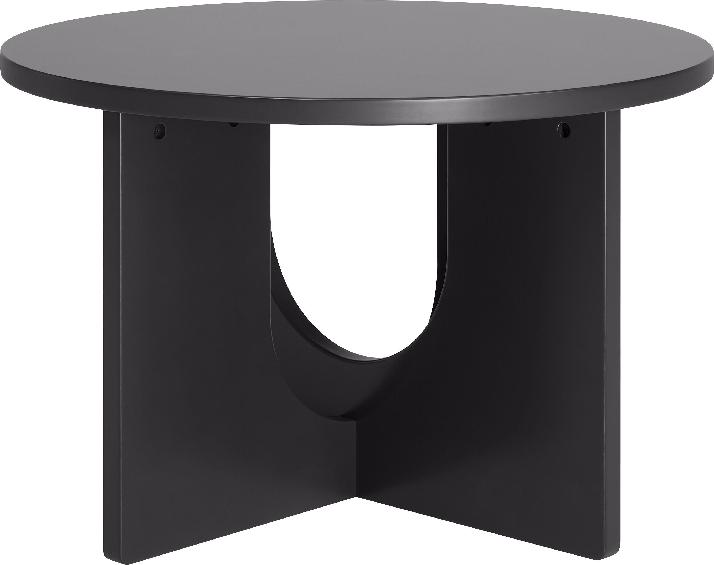 DONA Salontisch - Schwarz / B: 70.0 cm x T: 70.0 cm x H: 46.0 cm