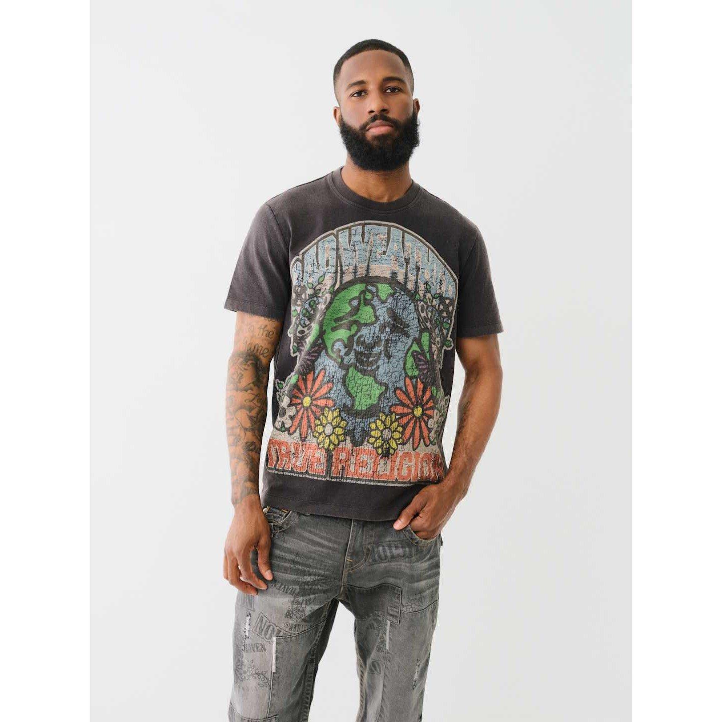 True Religion TR Relaxed Buddha T Shirt Mens