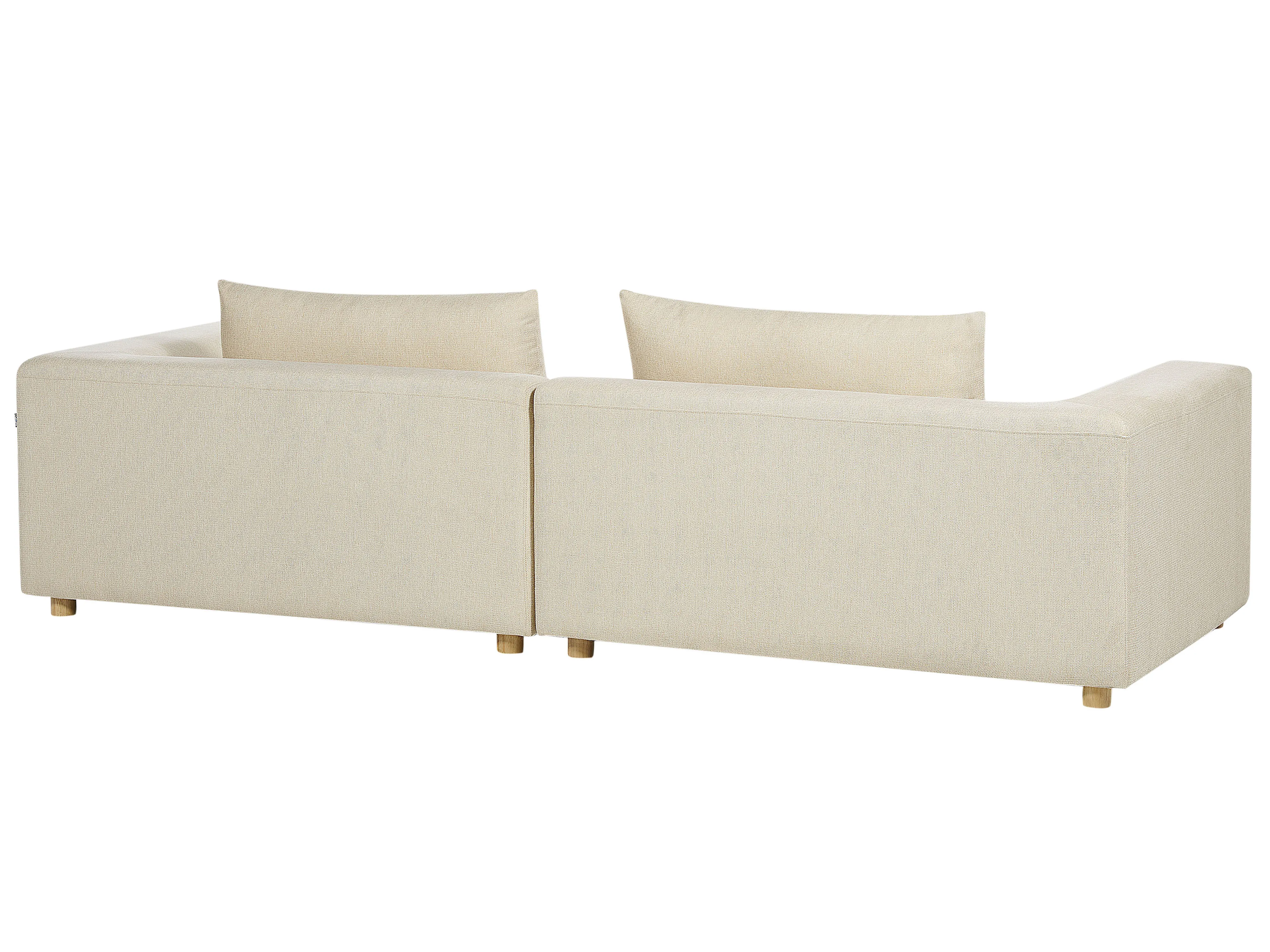 Bank 3-zits LERMON Stof Beige