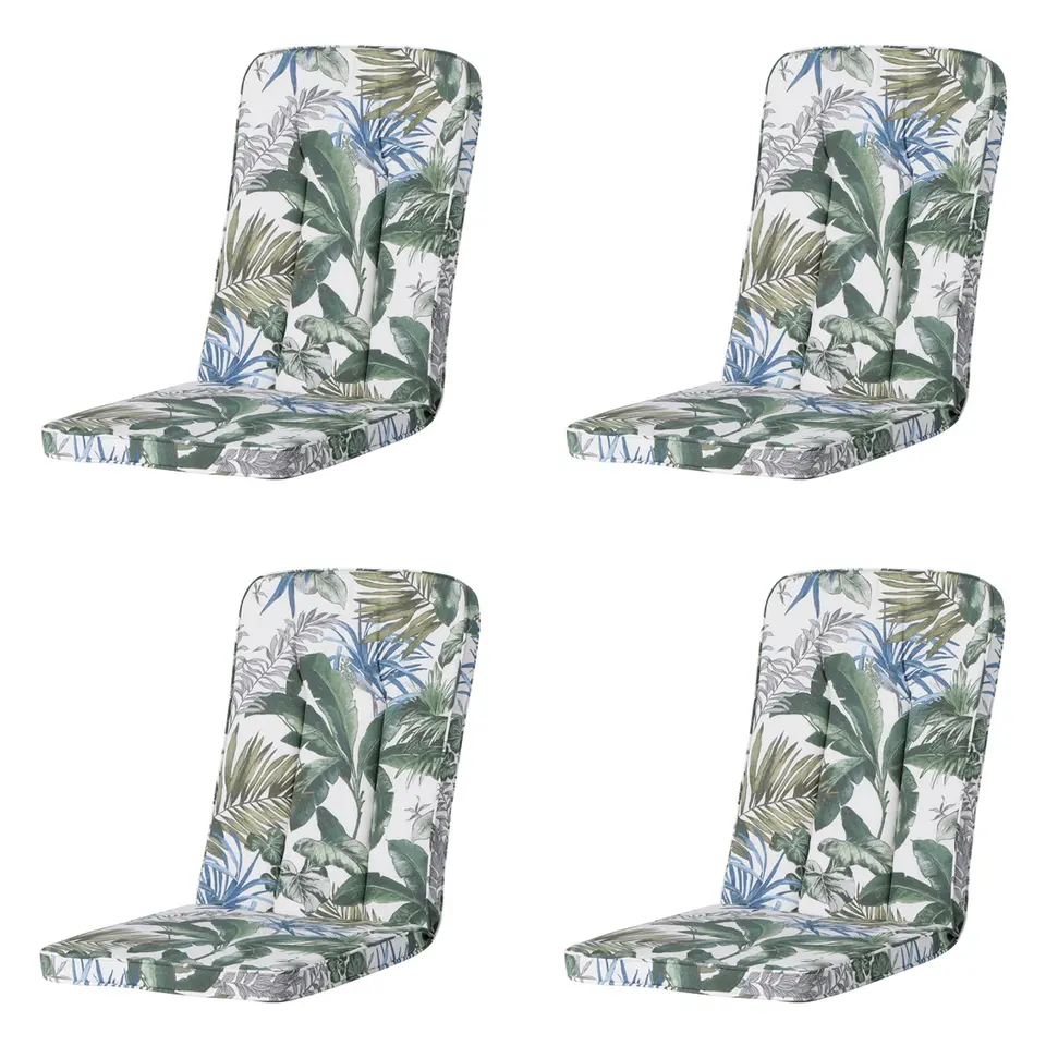 Madison - Tuinkussen Exelsior Bliss blue - Ca. 110x48 cm - Set van 4