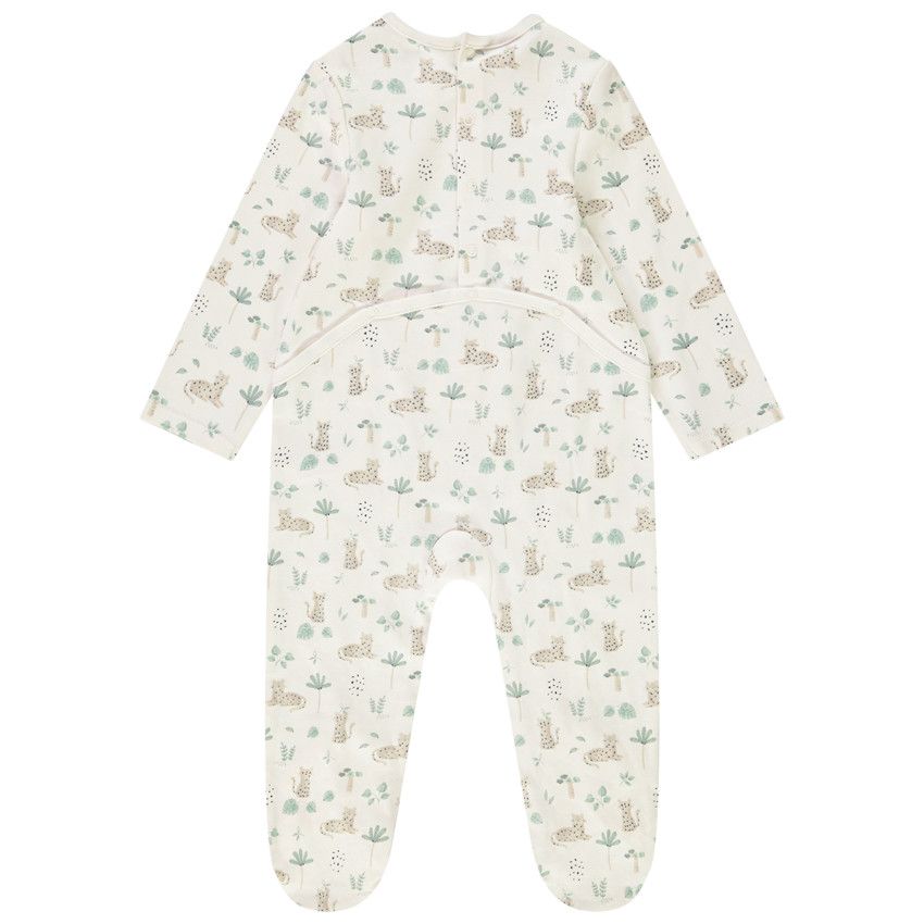 Lot de 3 dors-bien léopard pour bébé avec ouvertures différentes selon l'âge - Vert
