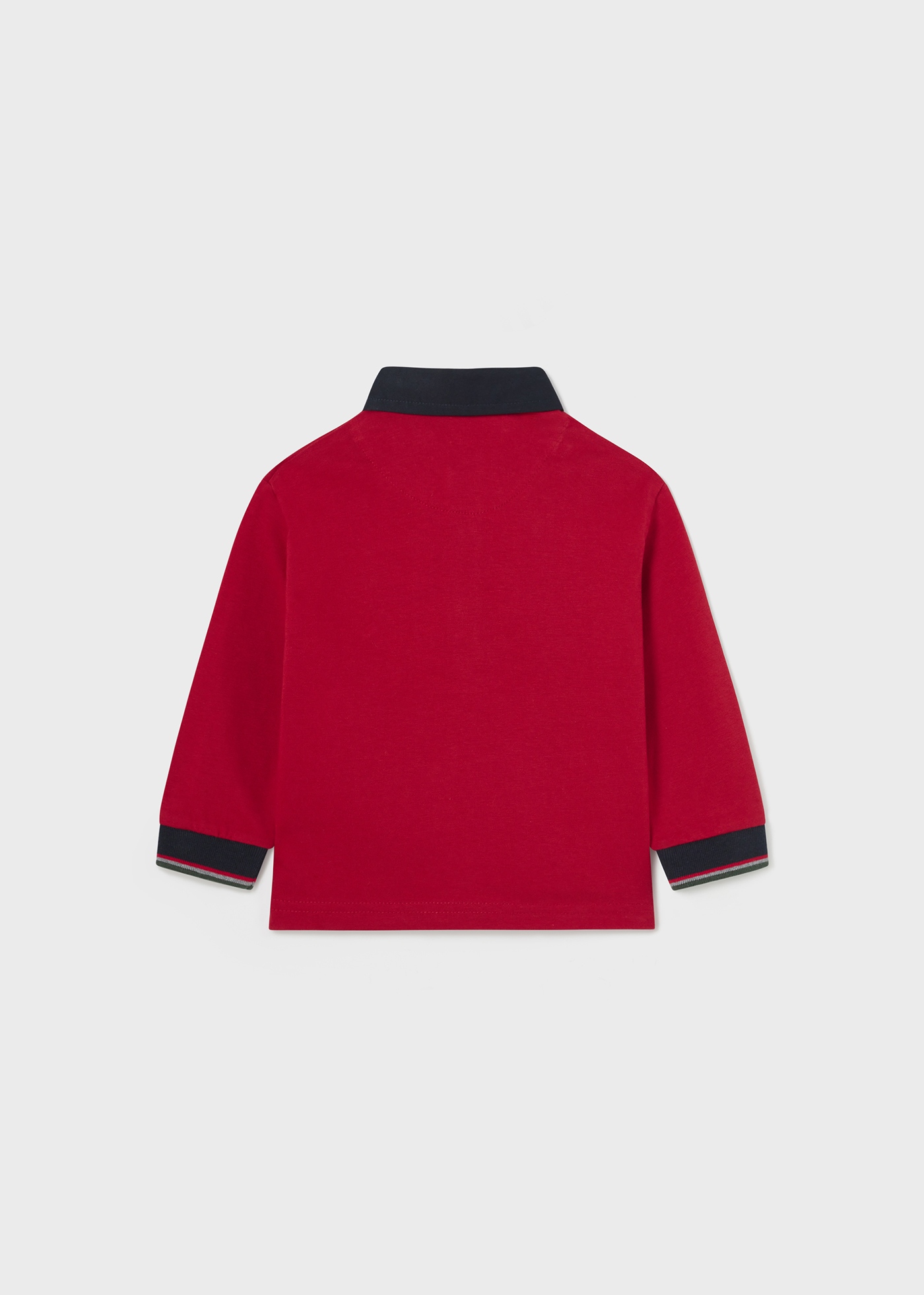 Camisa polo infantil Better Cotton com gola contrastante
