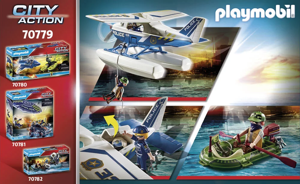 HYDRAVION DE POLICE ET BANDIT - 70779