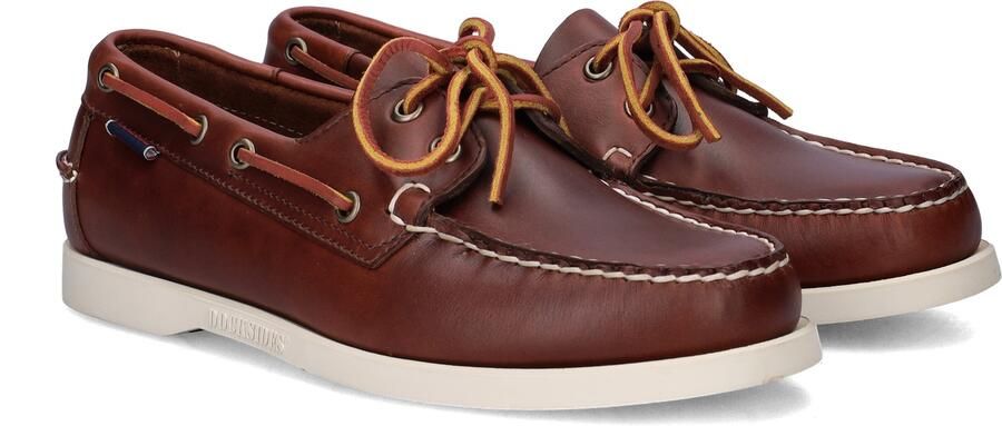 Sebago Docksides Portland Leather Bootschoenen Bruin Man