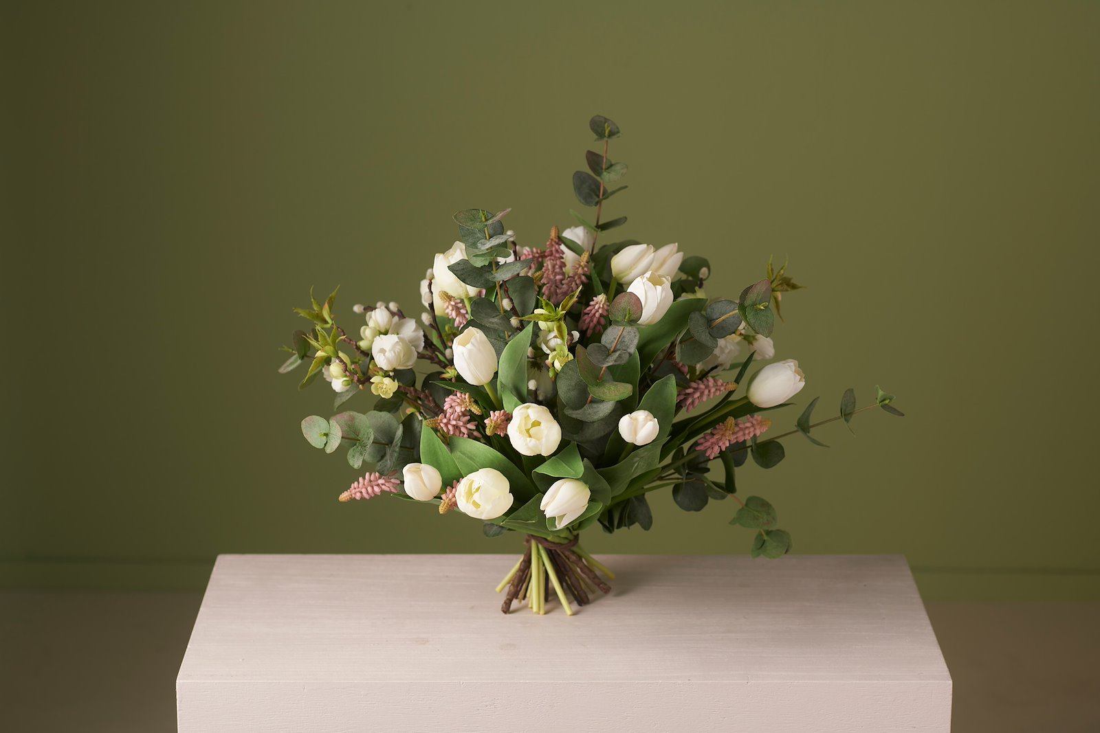 Eucalyptus kvist Grønn. H48 cm