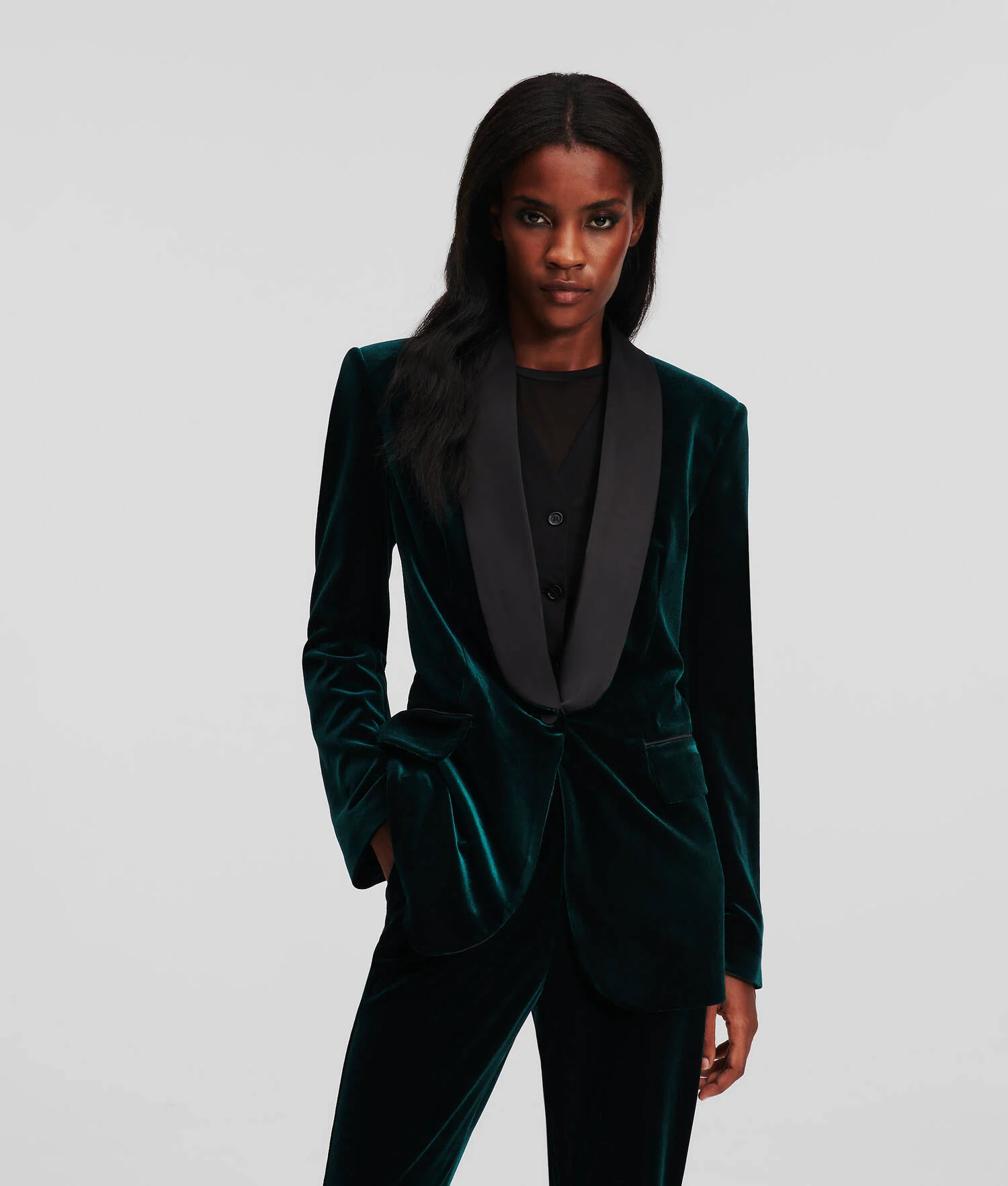 BLAZER EN VELOURS