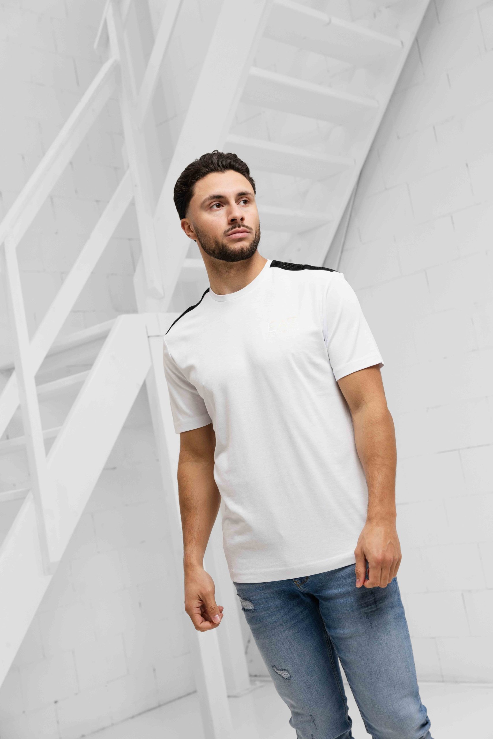 EA7 Emporio Armani 7M000299 T-Shirt Heren Wit