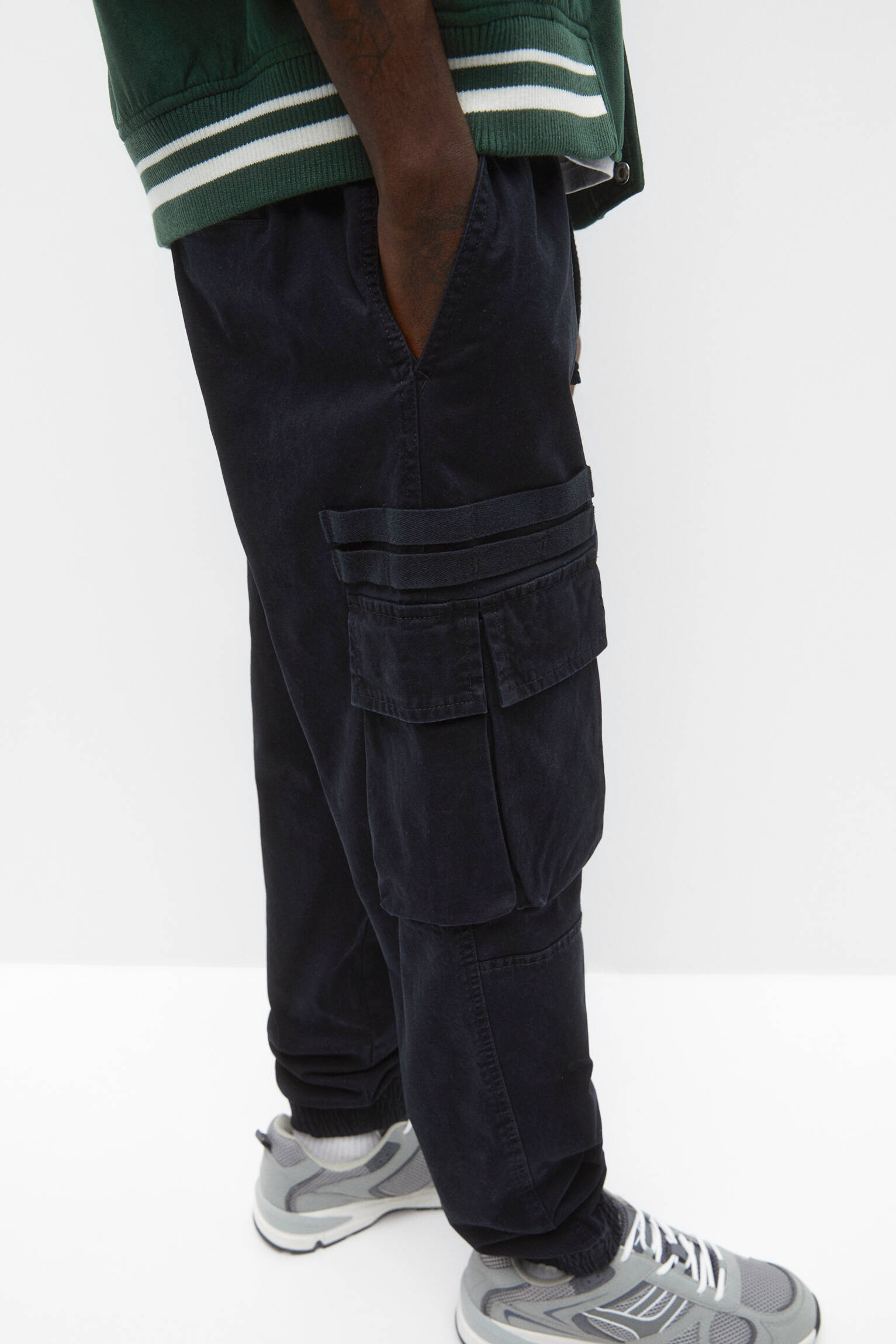 Calça cargo jogger - preta