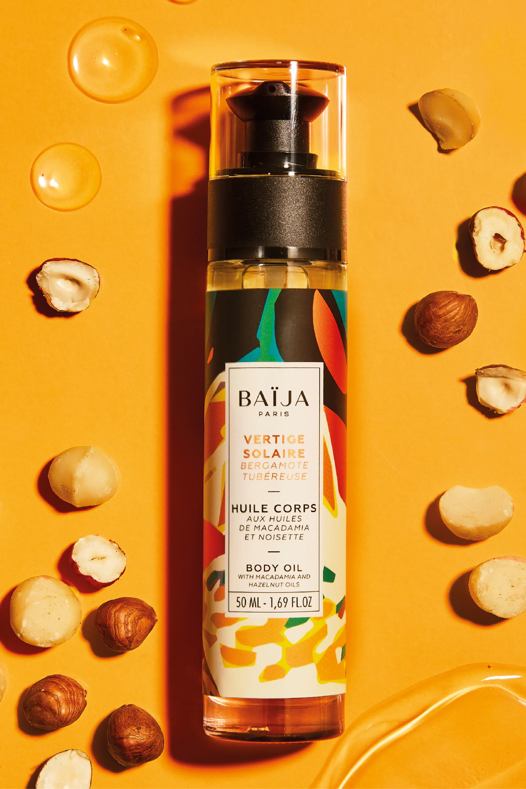 Baïja Huile corps & bain Vertige Solaire-50 ml