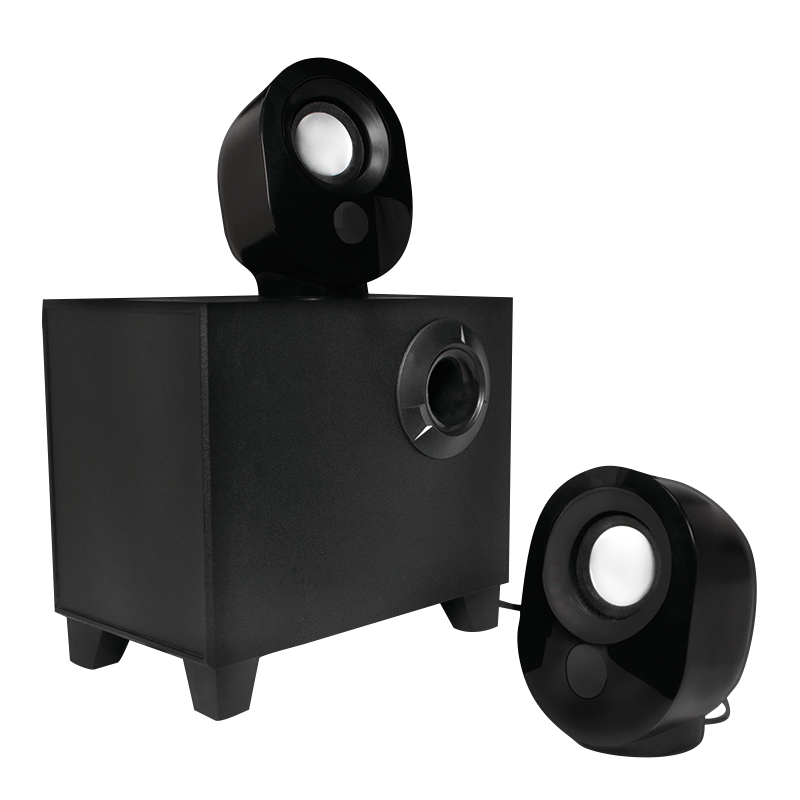 Stereo 2.1 Lautsprecher mit Subwoofer