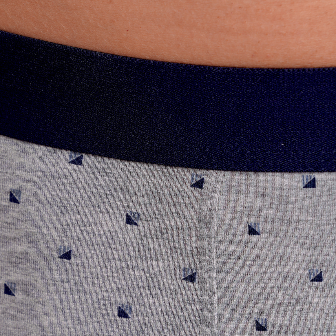 VanVaan Herren Retroshorts mit Allover-Print grau