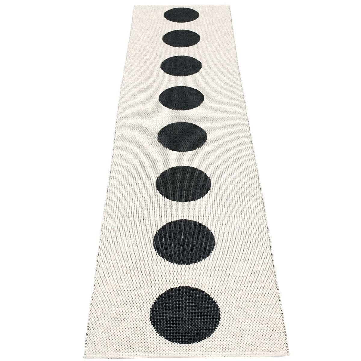 Gulvteppe Vera, 70 x 300 cm, black/vanilla