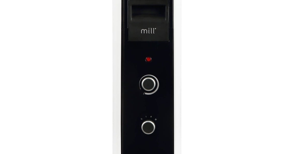 MillGentle Air olieradiator AB-H1000MEC  (Wit/zwart)