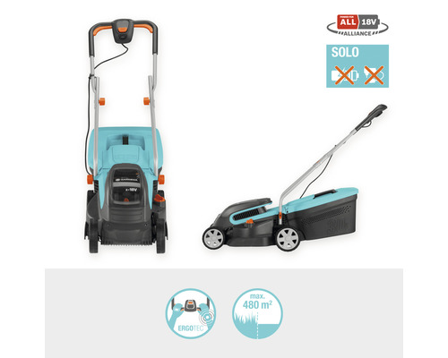 GARDENA Power Max 32/36V (Power for All) accu grasmaaier zonder accu en lader