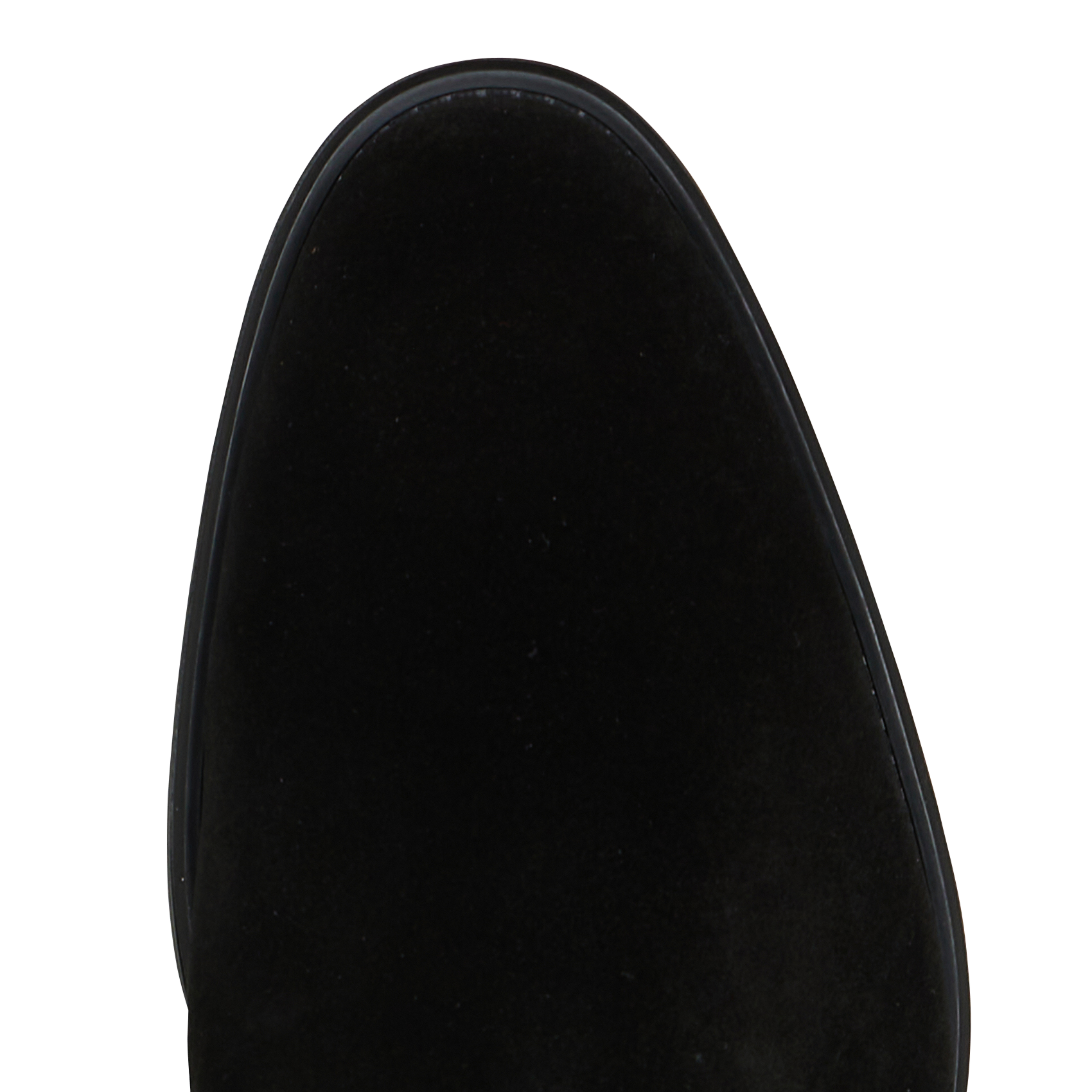 Chelsea boots en cuir velours | Noir