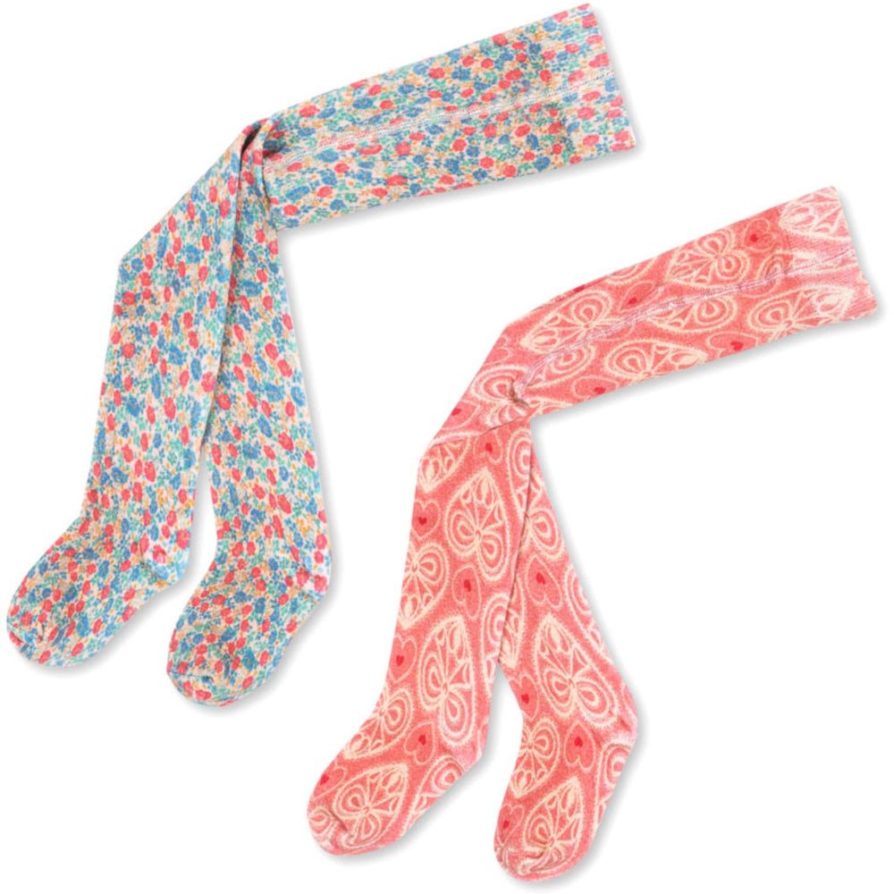Køb Konges Sløjd Fiola/Lacy Pink 2 Pak Printed Stocking Ocs