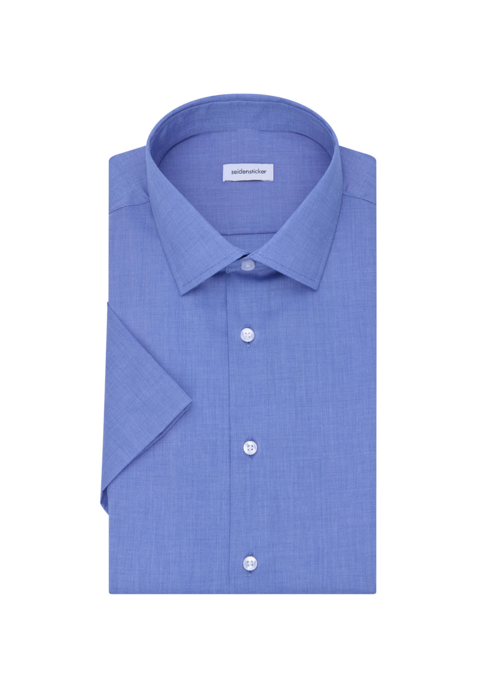 Seidensticker slim fit overhemd blauw
