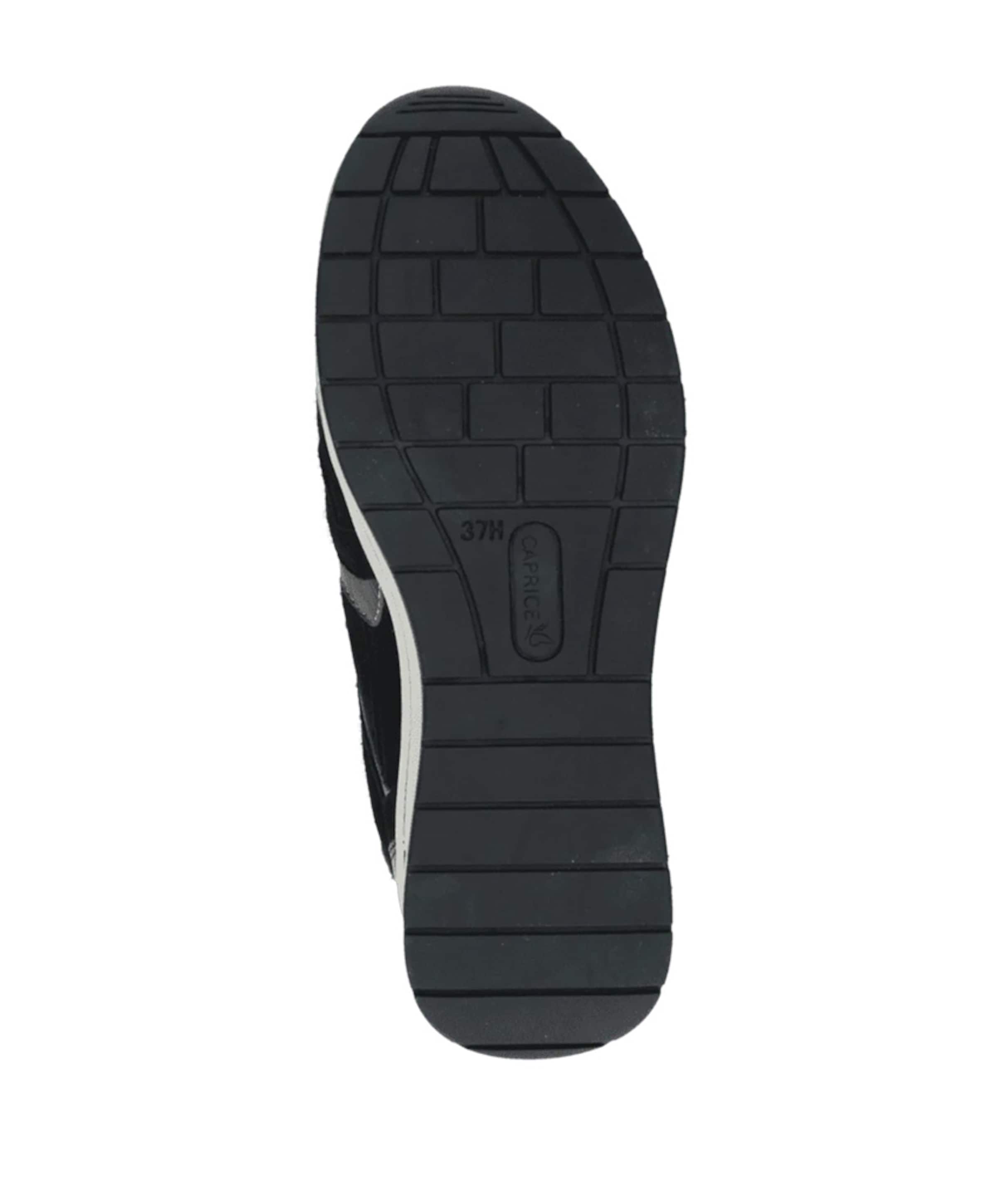 Caprice Lace-up dames sneakers zwart