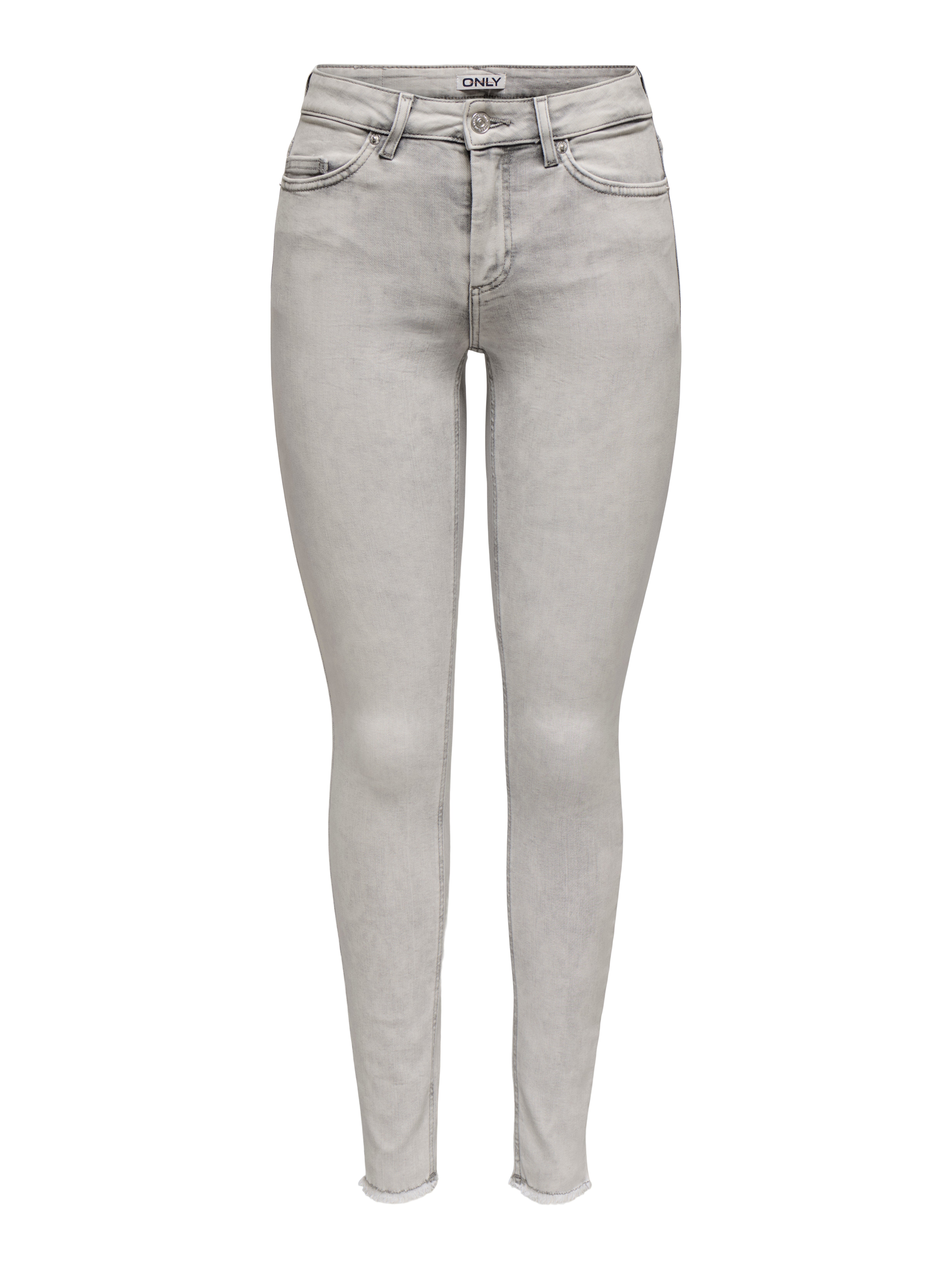 ONLBLUSH Mittlere Taille Skinny Fit Jeans Light Grey Denim