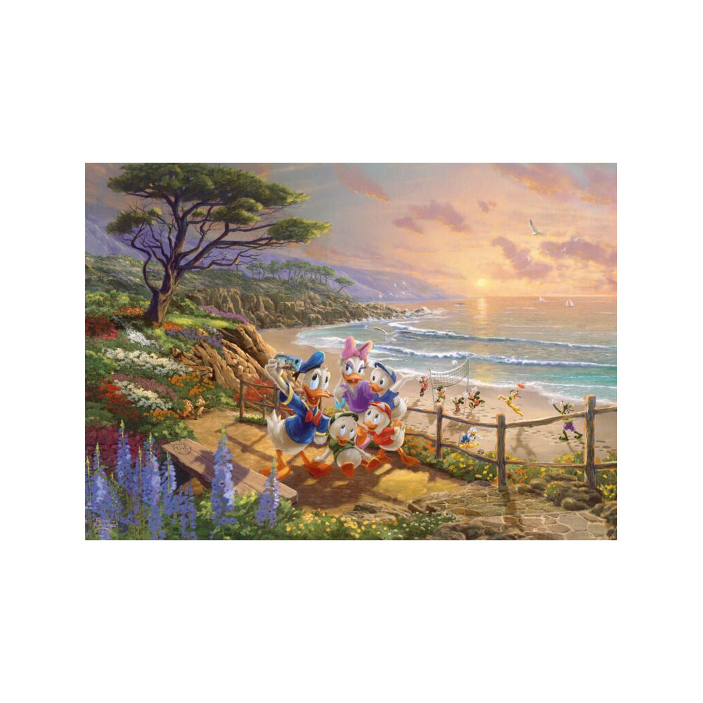 Puzzle - Donald et Daisy Une Après-Midi de Canard - 1000 Pièces