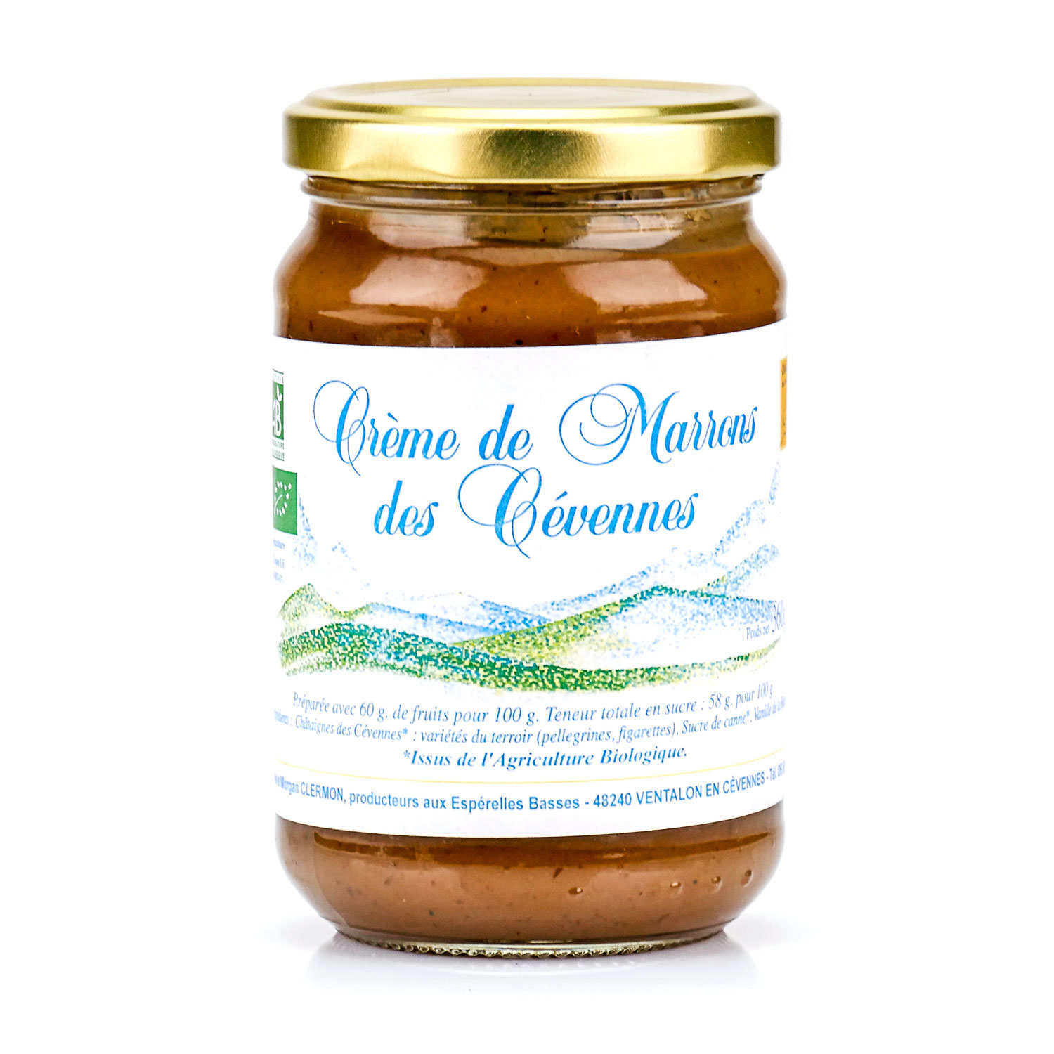 Crème de marrons des Cévennes bio